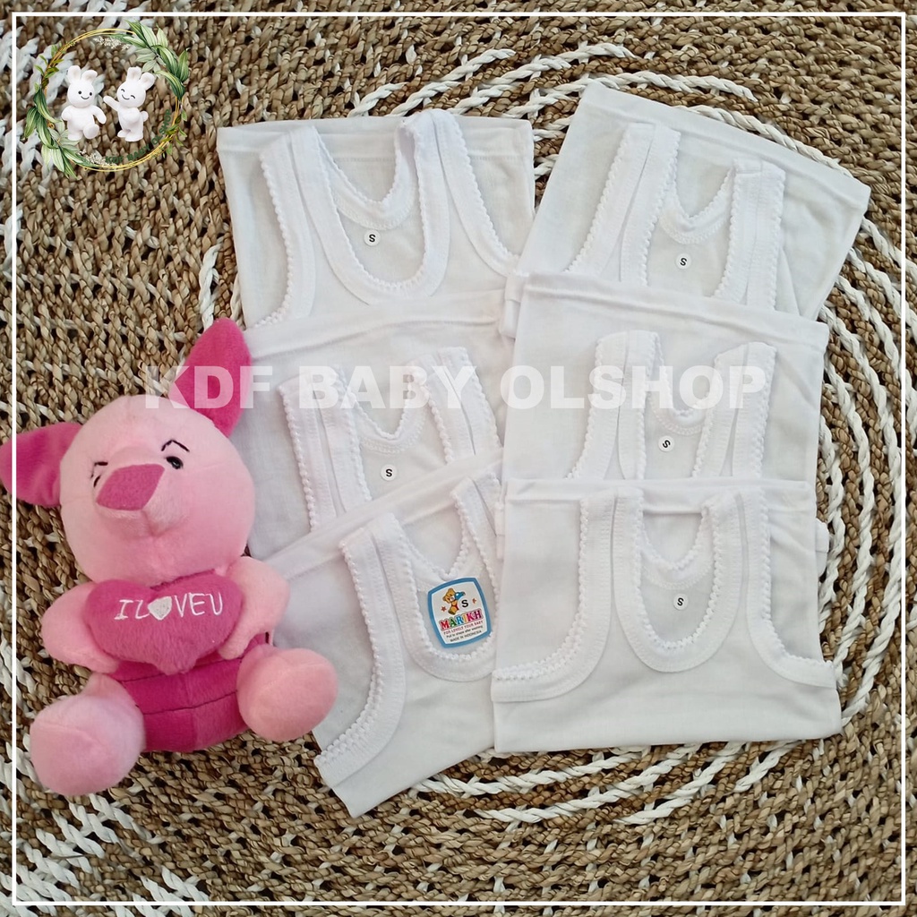 12 PCS KOAS DALEM ANAK,SINGLET ANAK 3 WARNA SINGLET PUTIH POLOS TERMURAH 0 -1234567