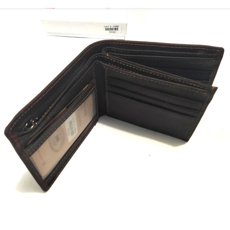 dompet pria kulit asli 100% 3 dimensi 5O1 impor