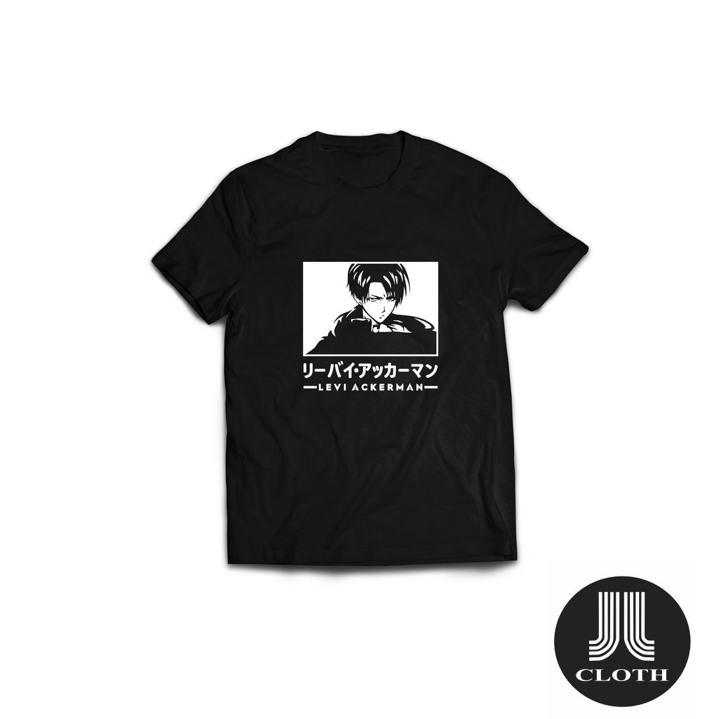 MILIKI Kaos Anime Levi Ackerman Shingeki No Kyojin Attack On Titan