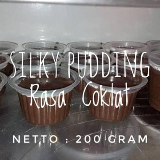 

31.87-Kue- Bubuk Silky Pudding 200 Gr / Silky Puding Rasa Coklat -Terlengkap-Termurah-Dijamin.
