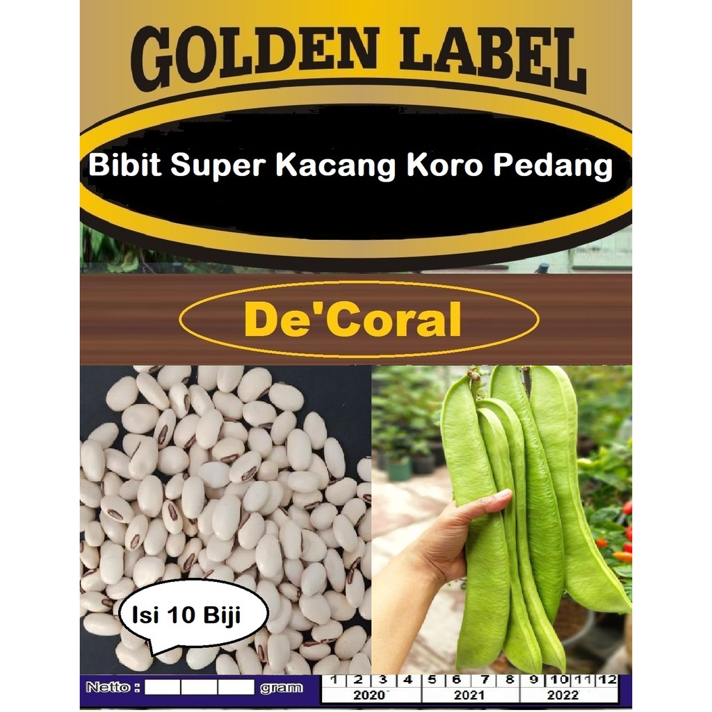 Bibit Super Kacang Koro Pedang | Benih Kacang Koro Putih