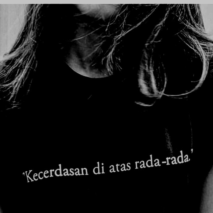 Hkstore- Kaos atasan || kaos Distro || kaos Tumblr Tee 'Kecerdasan di Atas Rada Rada'