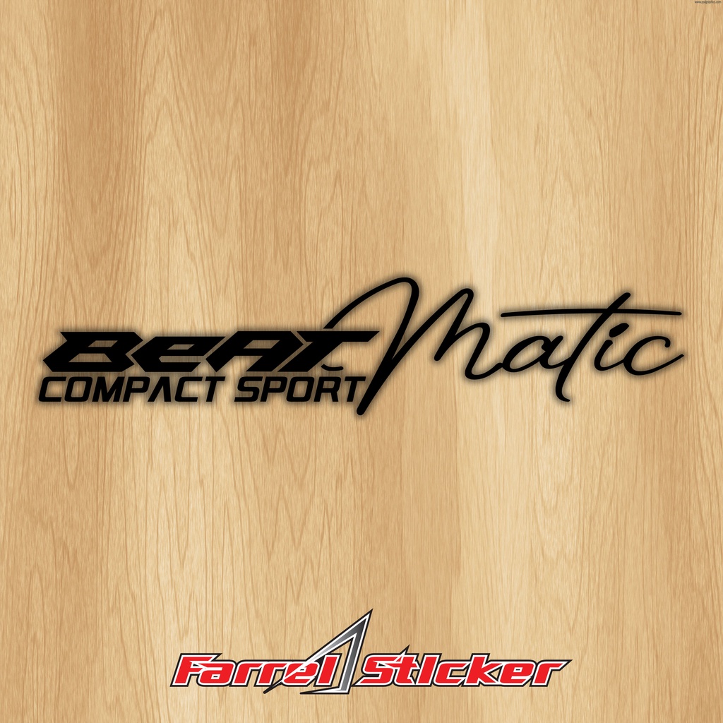 STIKER BEAT MATIC STICKER BEAT MATIC COMPACT SPORT