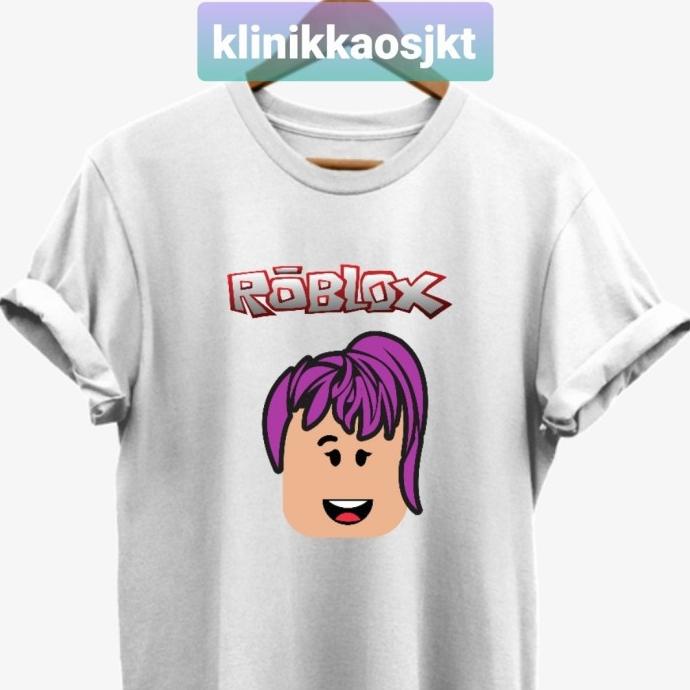 Baju - Kaos Roblox Girl Character - Tshirt Roblox Minecraft Girl