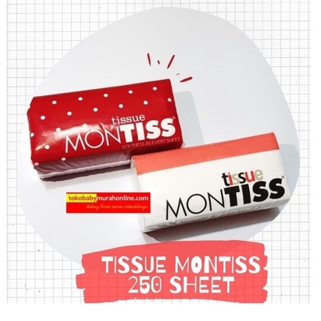 TISSUE MONTISS 2PLY 250 SHEETS / TISU KERING