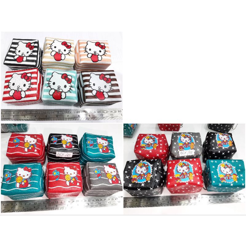 Dompet Koin Resleting Per Lusin 12pcs Grosir