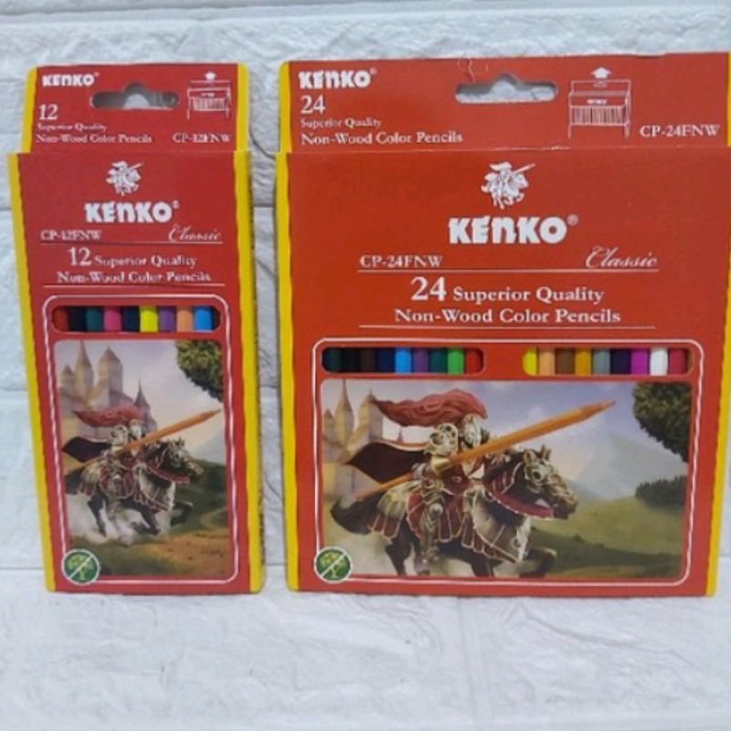

Pensil warna kenko 12 warna, 24 warna panjang / Pensil warna kenko classic / Kenko pensil warna