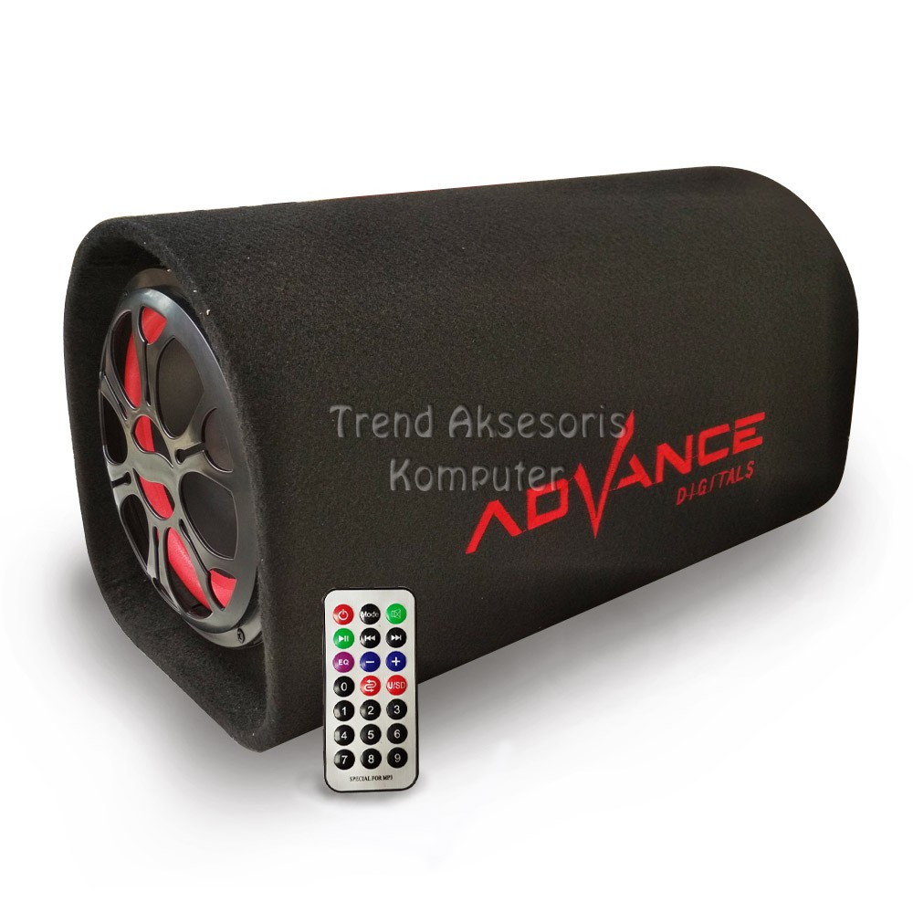 Trend-Advance KARAOKE SUper Bass Speaker T-103BT Bluetooth 8'' for MOBIL dan PC- Hitam