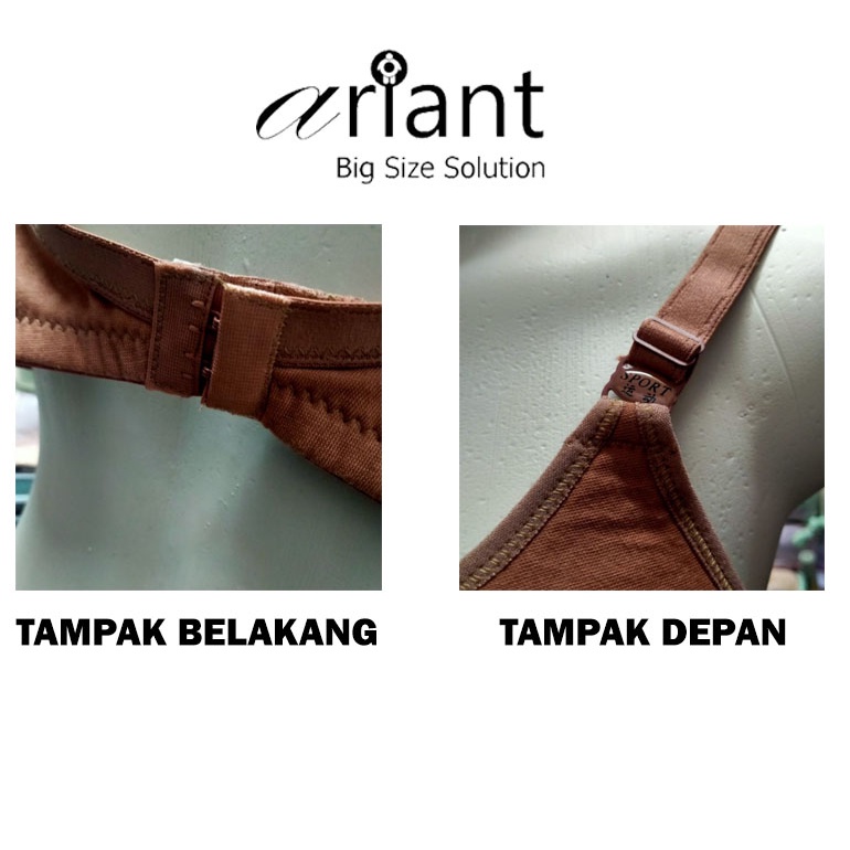 BH Tanpa Kawat Dan Busa Sport Bra Jumbo Big Size Cup Besar