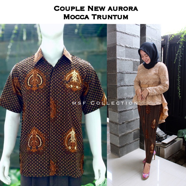 COUPLE NEW AURORA MOCCA BRUKAT / COUPLE TRUNTUM BRUKAT