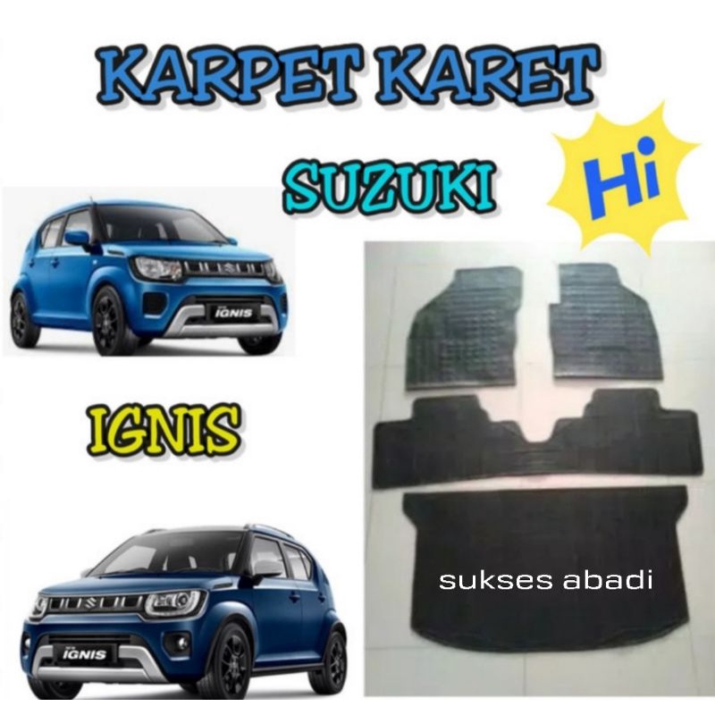 Karpet Mobil Ignis/Suzuki Ignis FULL SET(TANYA STOK)