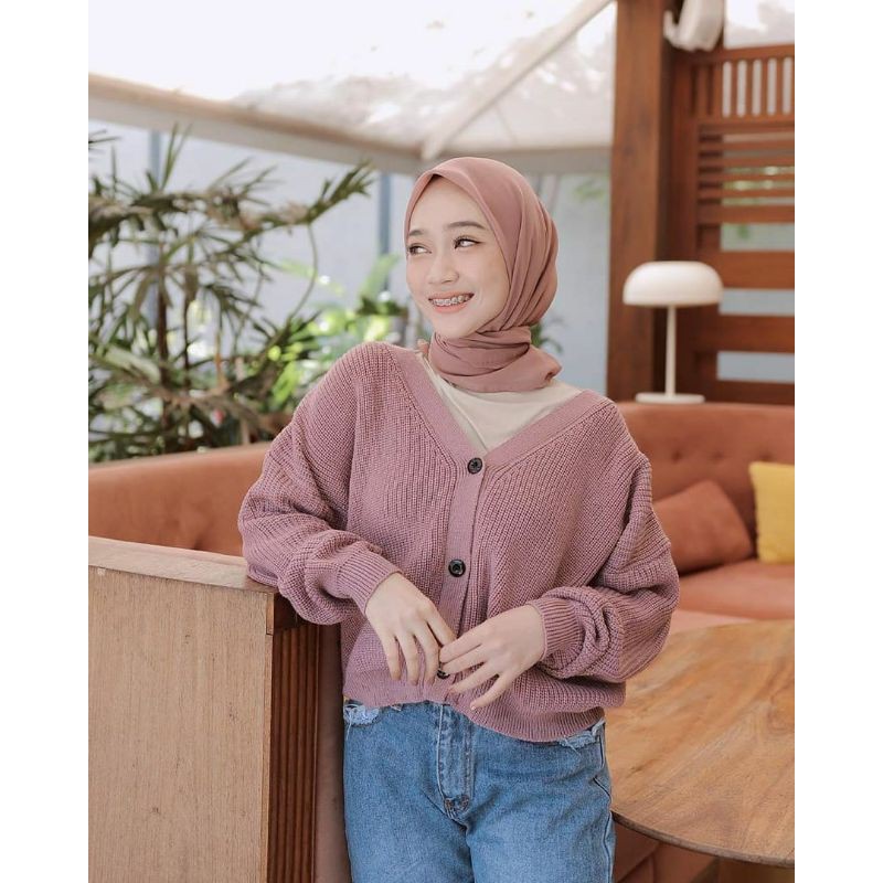 VINA KNITE CARDIGAN/SWEATER BALON RAJUT (BTC)