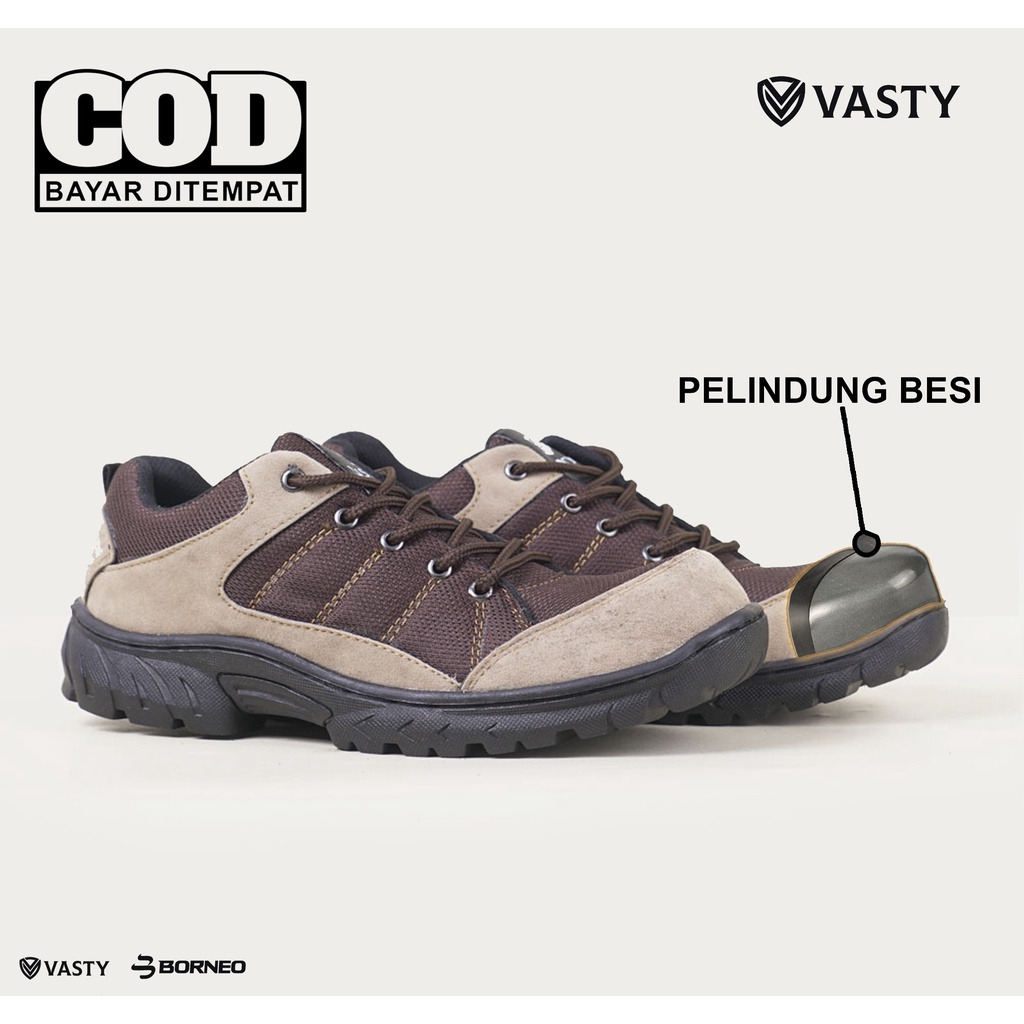 Sepatu Safety pria Ujung Besi ST. 27