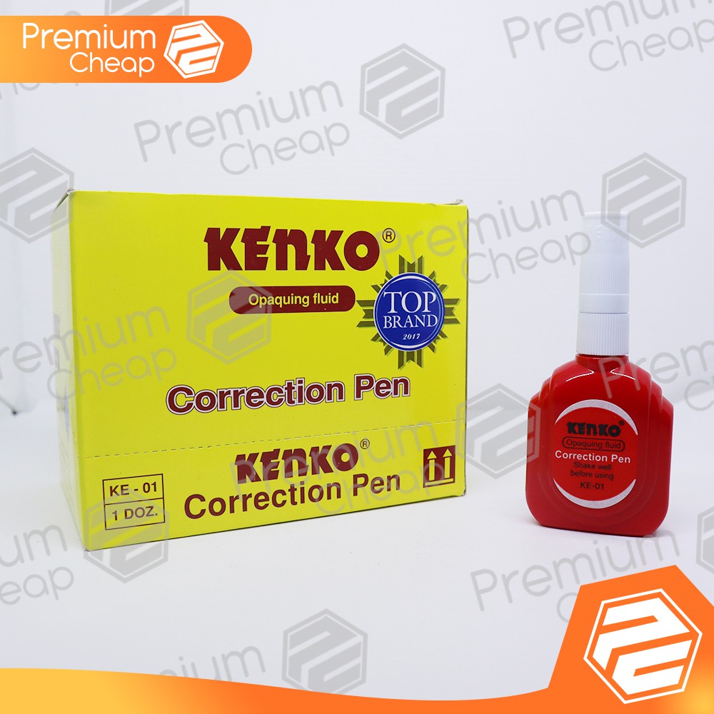 

[12 PCS] Tip Ex / Correction Fluid Kenko KE-01