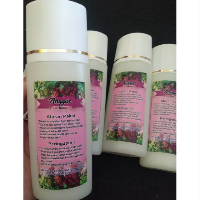 LOTION MALAM ANGGUR DOSIS TINGGI