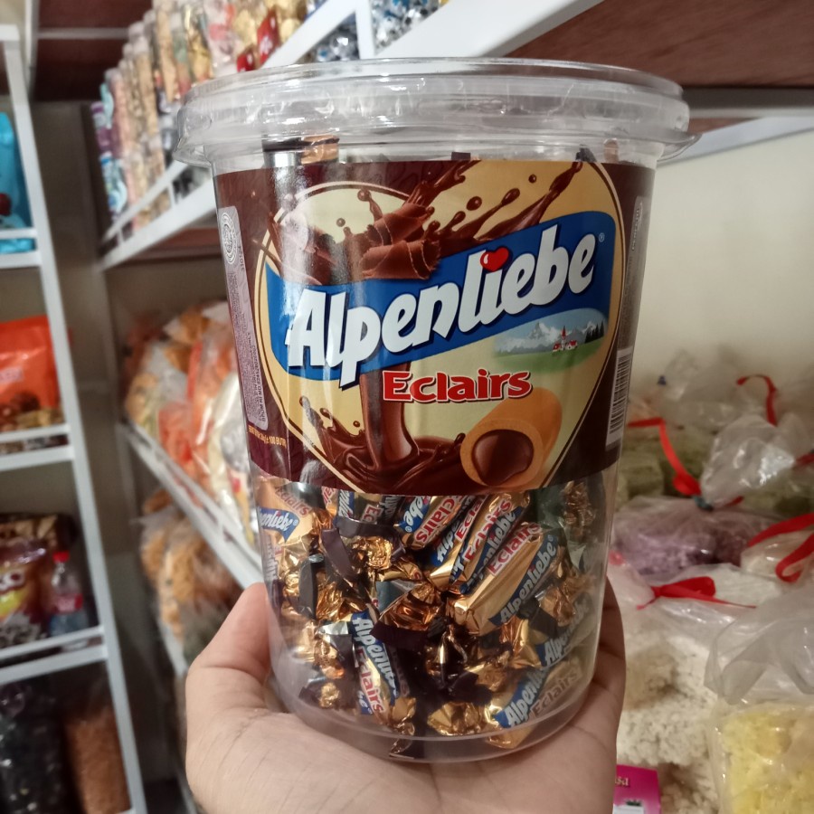 

Permen coklat alpenlibe eclairs 100 pcs berat kurang lebih 410 gram