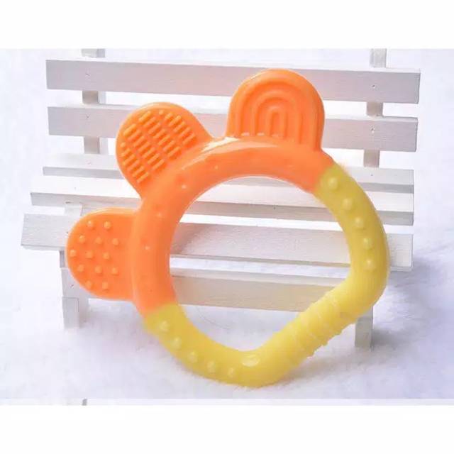 TEETHER GENGGAM Fruit Shape Gigitan Bayi Silicone Silikon Mainan Bayi