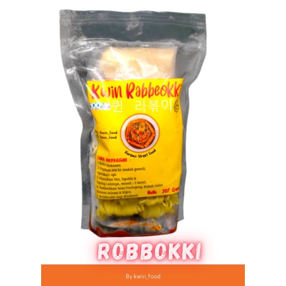 

Robboki makanan korea ramen instan 207g