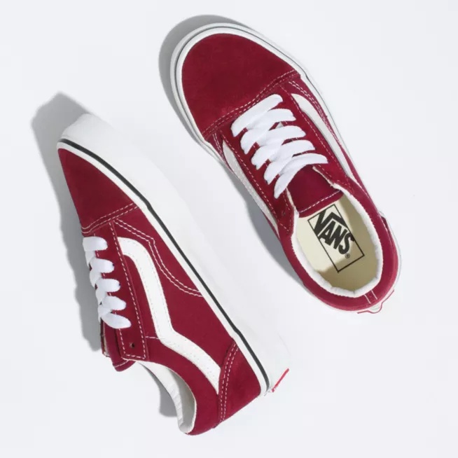 NEW Sepatu Anak Vans Oldskool Sepatu Murah Pria Wanita Sepatu Maroon