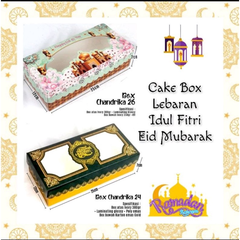 

Box Kue Lebaran Packaging Idul Fitri Eid Mubarak