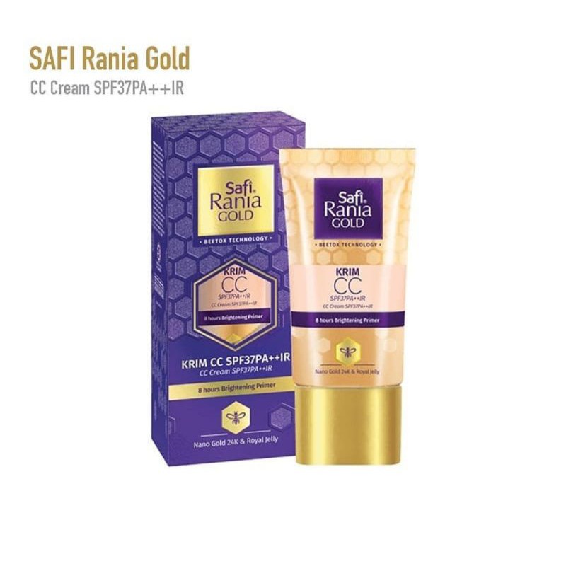 SAFI Malaysia | Safi Rania Gold Youthful Elixir / Safi Rania Gold CC Cream SPF50 PA++IR
