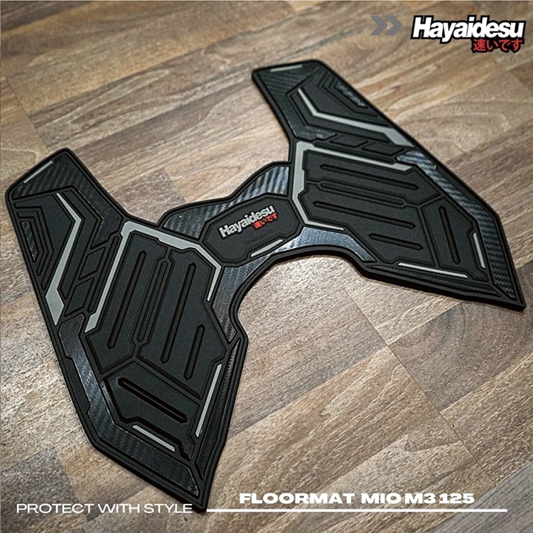 Karpet Motor Mio M3 Hayaidesu Floor Mat Body Protector Aksesoris Yamaha