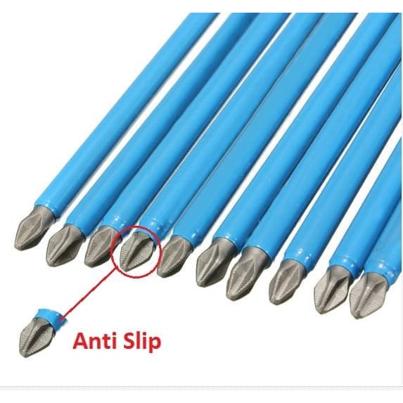 1 Pcs Mata Bor Obeng Magnetik Panjang 127mm Atau 150mm PH2 As Hexagonal Anti Slip