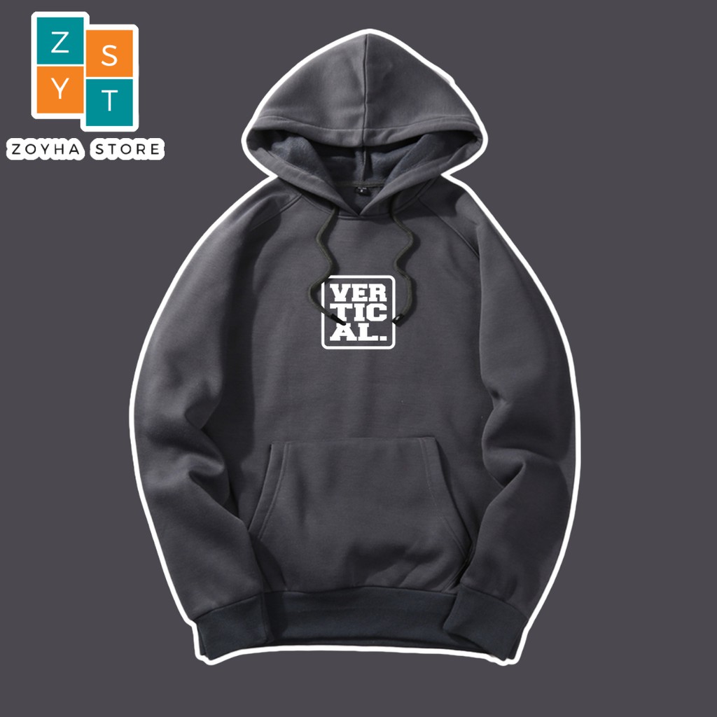 Sweater Hoodie Pria Distro Vetical Abu Tua Original Premium By Zoyha_Store