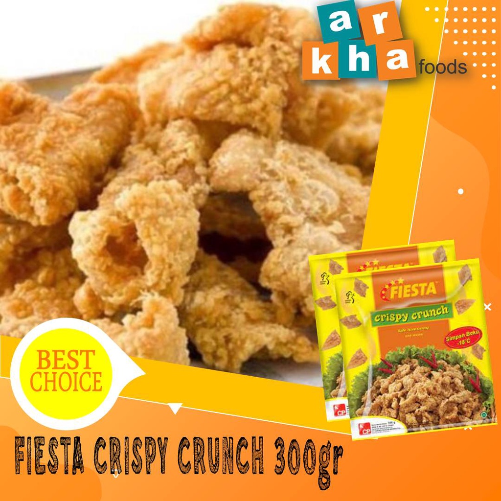 

Fiesta Crispy Crunch 300GR / Kulit Ayam Renyah Fiesta Frozenfood