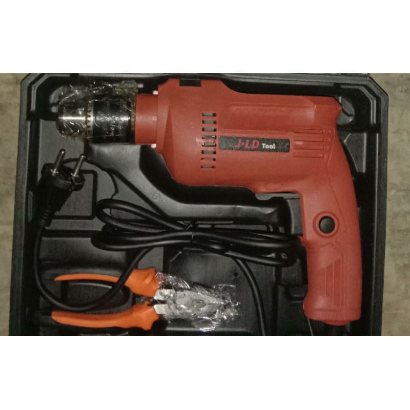 Bor Tangan listrik 13mm impack drill full sett tools Dijamin Hidup 550W