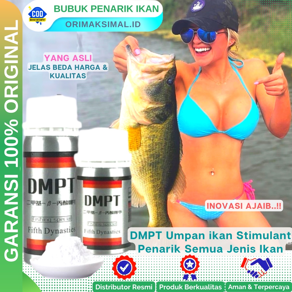 Umpan Pancing Ikan Multifungsi Serbuk Umpan Penarik DMPT Stimulant Semua Jenis Ikan Ampuh Original