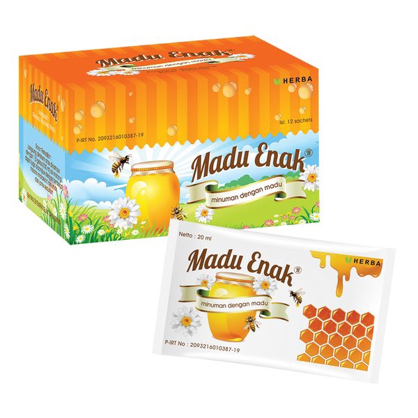 

Madu Enak box Rasa Original dan Rasa Jeruk (isi 12 sachet)