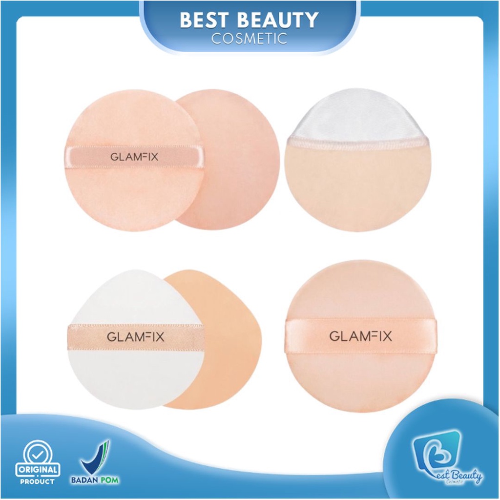 ★ BB ★  GLAMFIX Camelia Loose Powder Puff - Star Compact Sponge Circle - Profesional Air Cushion Puff - Summer Pocket Puff - Powder Puff