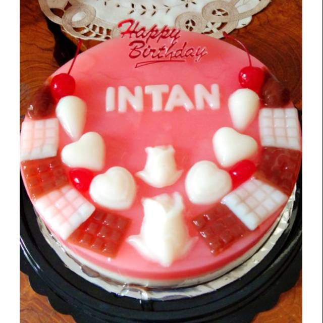 

Puding susu ultah diameter 22cm