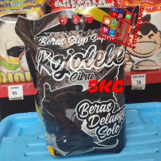 

BERAS CAP ROJOLELE DELANGGU ASLI SOLO PULEN 5KG MURAH