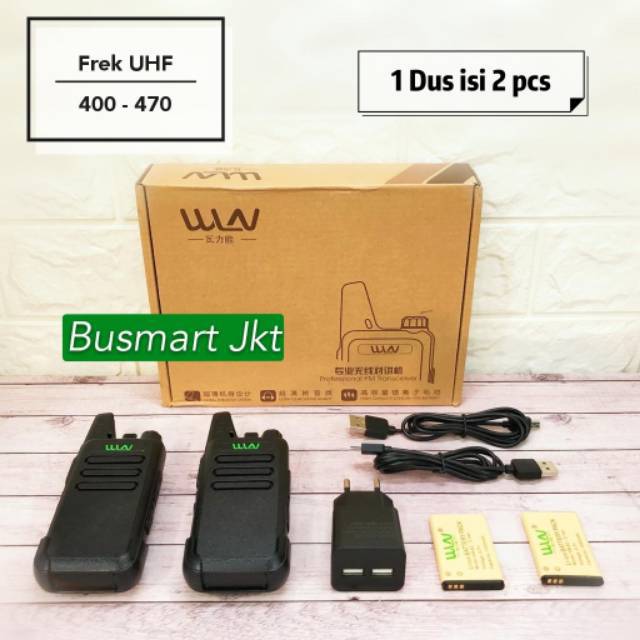 Radio HT WLN / WLAN Hitam Sepasang