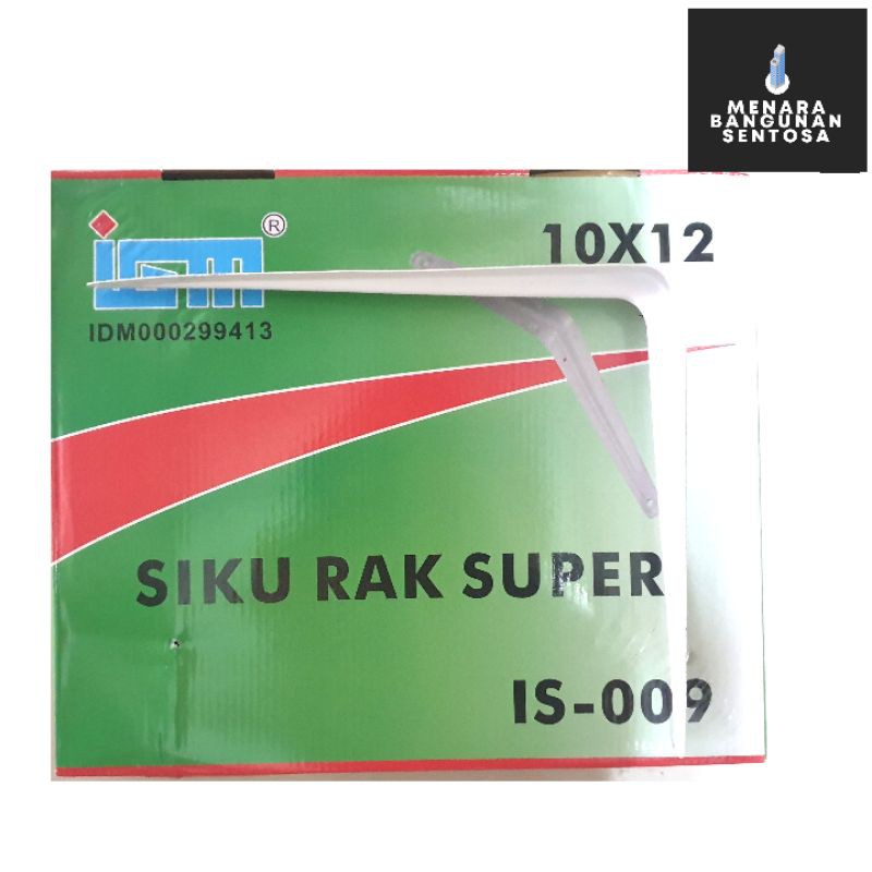 Siku Rak Putih IGM 10x12 Inch Tebal - 25cm x 30cm - 10 x 12 In