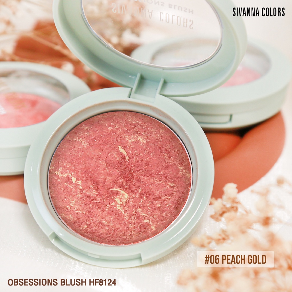 Sivanna Colors Pine Cones Velvet Blush HF653 / OBSESSIONS BLUSH BAKE HF8124 / KOSMETIK / MAKEUP / BLUSH