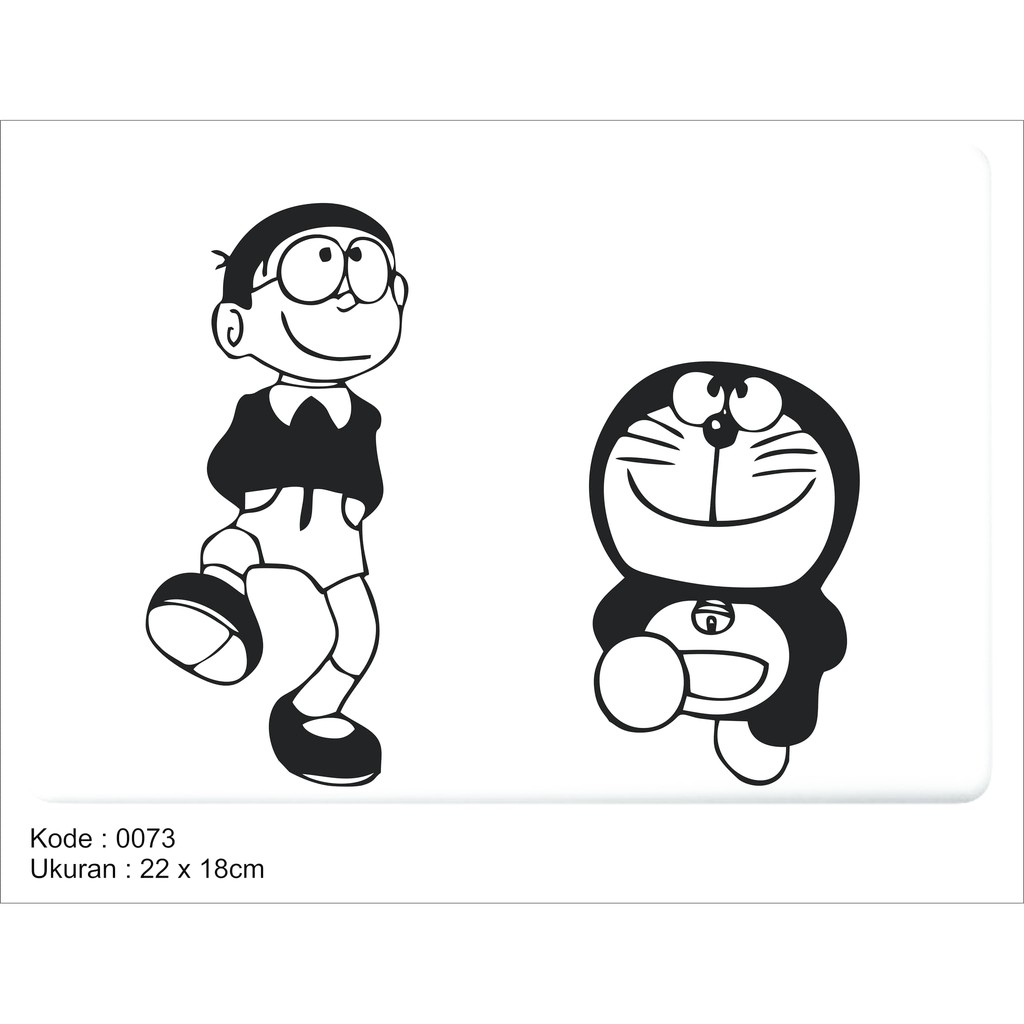 Sticker Decal Laptop / Mobil Doraemon Nobita