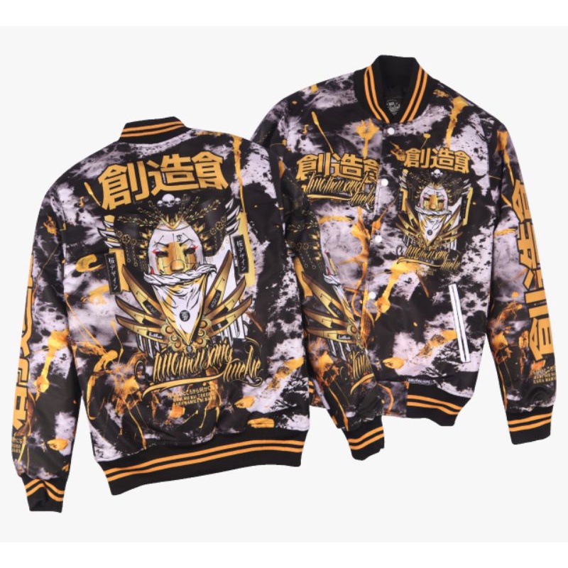 JAKET VARSITY BASEBALL BRUTALISTS DENIM JAKET UNISEX ORIGINAL PRIA WANITA-V17