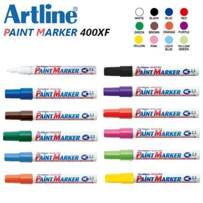 

Tinta Pilot - Label Cetak Harga - Pita Label Printer Casio Spidol Paint Marker Artline 400 Xf Produk