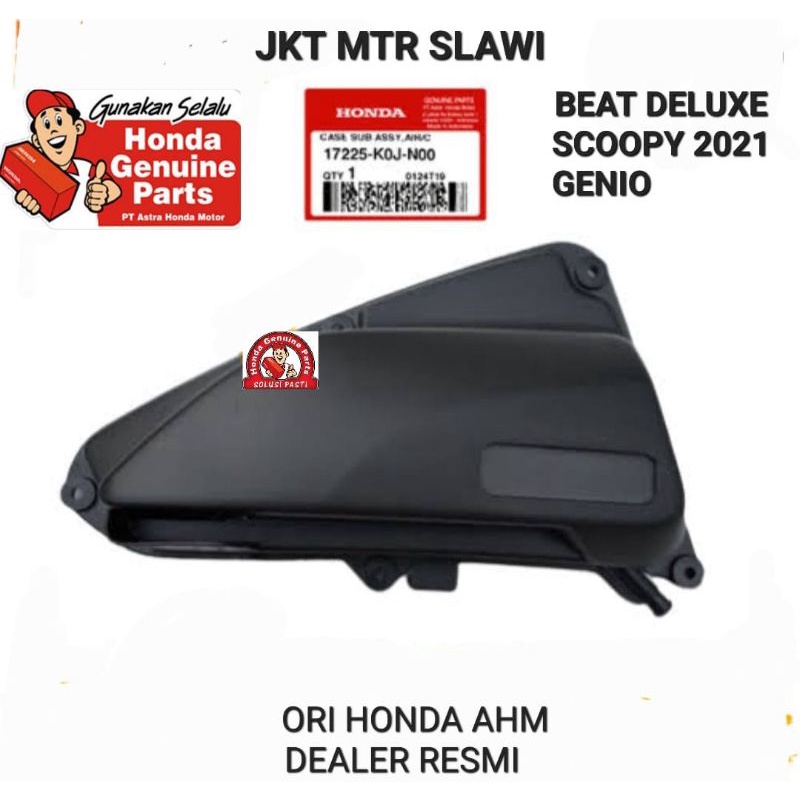 17245-K0J-N00 Tutup filter, cover sub assy scoopy prestige K2F 2021-2022 , BeAT deluxe K1A , GENIO 2020 K1A ORI Honda