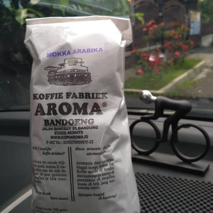 

DISKON - (BISA COD) Kopi Aroma Moka Arabika Arabica 500 gr Bandung Halus Medium Kasar Biji - Kasar