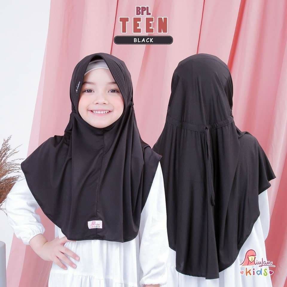 BPL TEEN Miulan Hijab Serut Anak Sekolah TK SD usia 3 -7 tahun