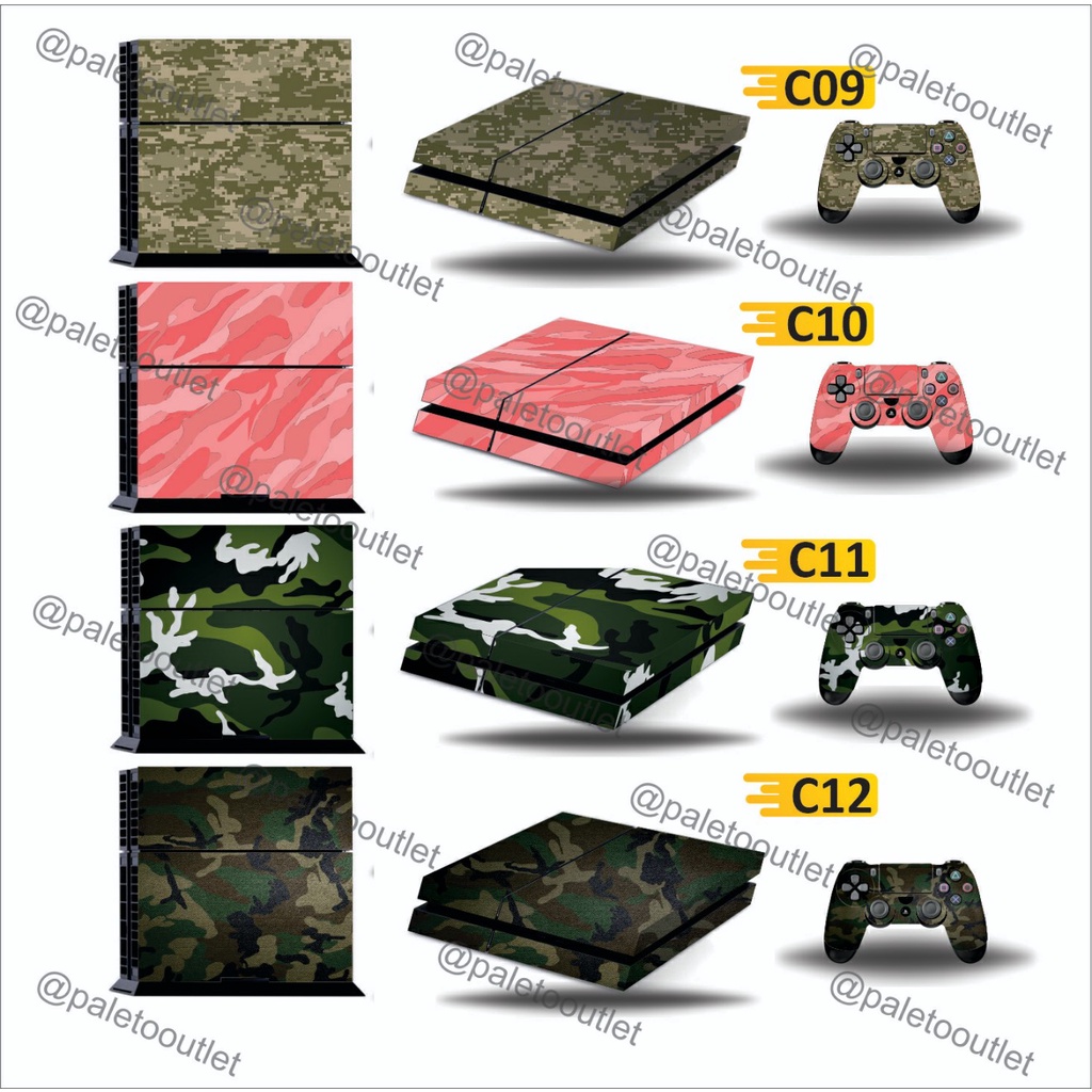 Sticker Garskin ps4 slim ps4 fat ps4 pro stiker ps4 custom design