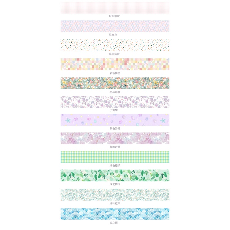 Tape / Selotip Washi 5 / 7m Motif Kartun Lucu Warna-Warni Handmade Diy Untuk Dekorasi Diary