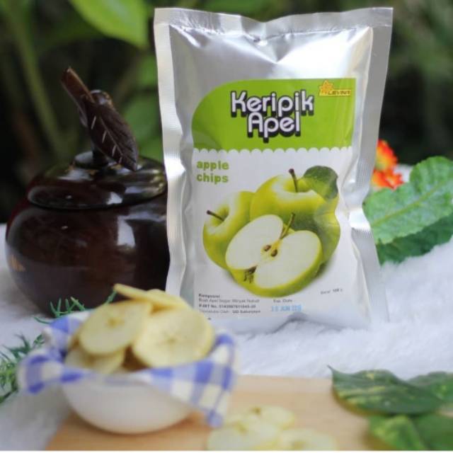 KERIPIK BUAH KHAS MALANG LEVINA 100gr/KERIPIK NANGKA/KERIPIK APEL/KERIPIK SALAK