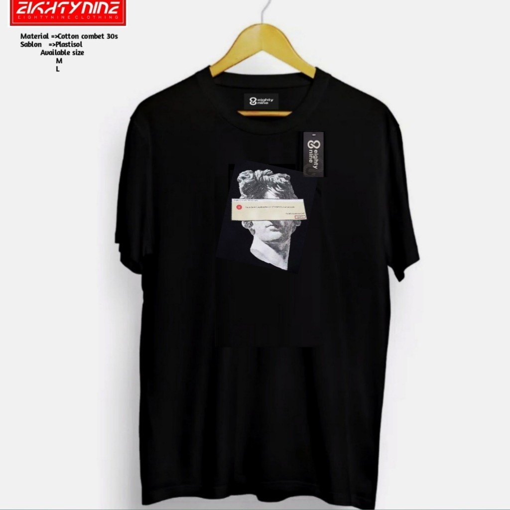 BAJU KAOS ORIGINAL EIGHTY NINE TERLARIS UNISEX PREMIUM QUALITY