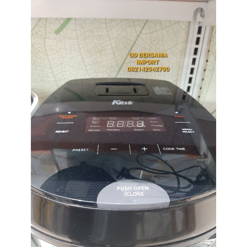 kris rice cooker digital 1.8ltr pemasak nasi digital