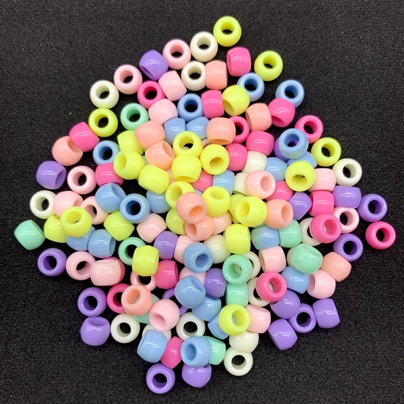 50Pcs/Pack 6*8mm akrilik manik-manik spacer